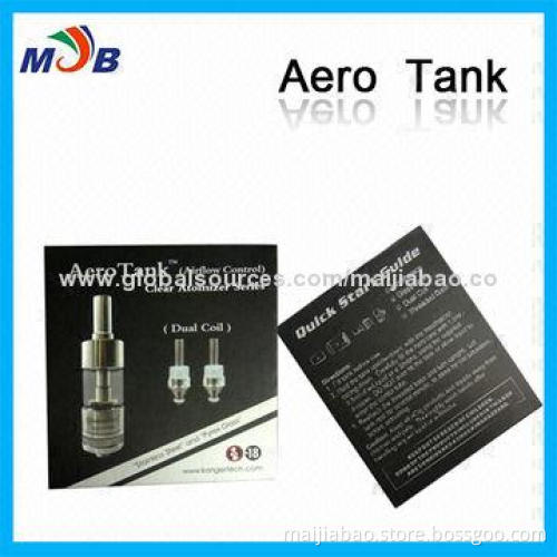 E cig Atomizers, Kanger Same, Aero Tank, Glass Tank, Dual Coil